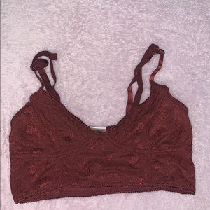Maroon bralette